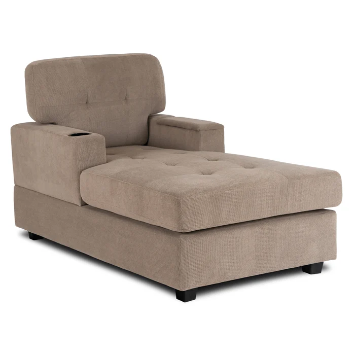 Fotel Wypoczynkowy Sofa NEO Beżowy Tapicerowany Nowoczesny