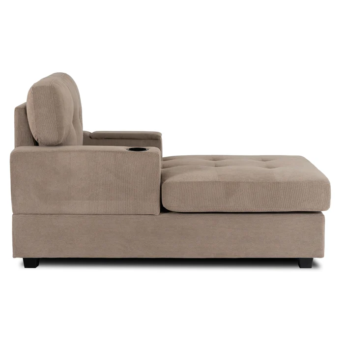 Fotel Wypoczynkowy Sofa NEO Beżowy Tapicerowany Nowoczesny