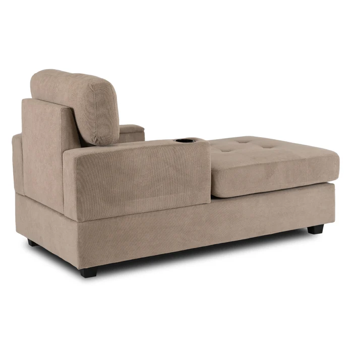 Fotel Wypoczynkowy Sofa NEO Beżowy Tapicerowany Nowoczesny