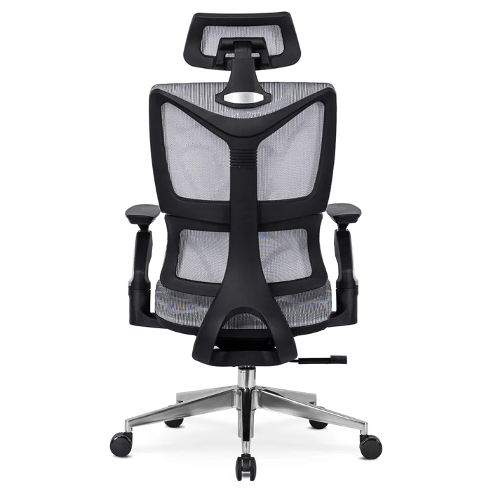 Fotel Biurowy Ergonomiczny Obrotowy MARTIN Szary Nowoczesny