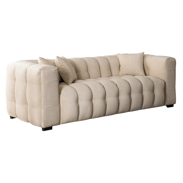 Sofa MODERNO 3S Trzyosobowa Kremowa Nowoczesna