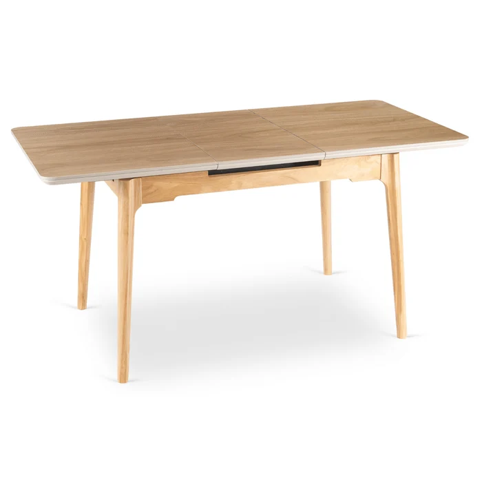 St&oacute;ł Rozkładany Prostokątny SAMER 138-178 cm Ceramiczny Dąb Nowoczesny