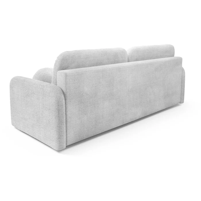 Sofa ZEN Rozkładana Dwuosobowa Szara Szenil Nowoczesna