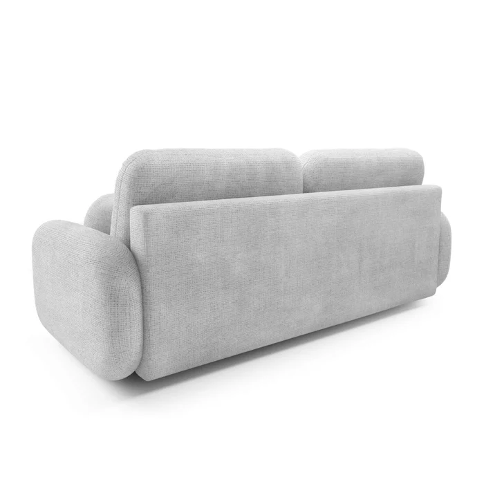 Sofa VIDI Rozkładana Dwuosobowa Szara Szenil Nowoczesna