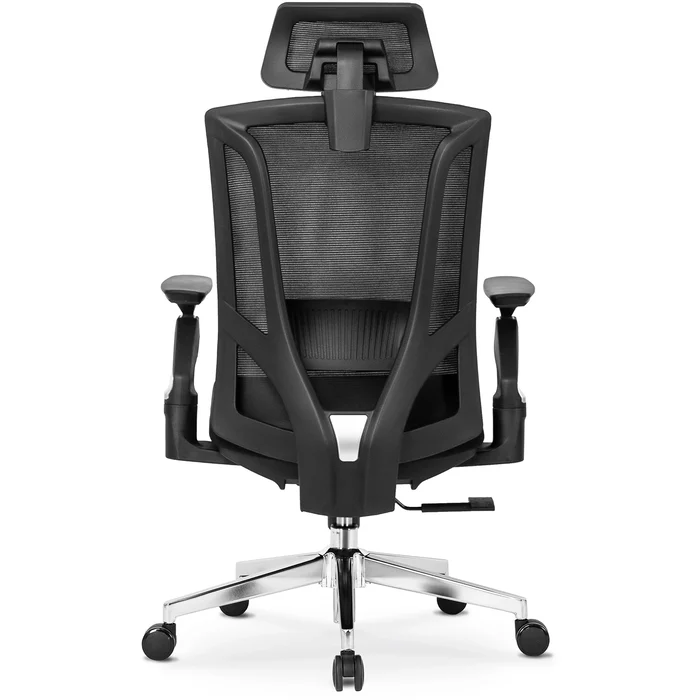 Fotel Biurowy Ergonomiczny Obrotowy WILLY Czarny Nowoczesny