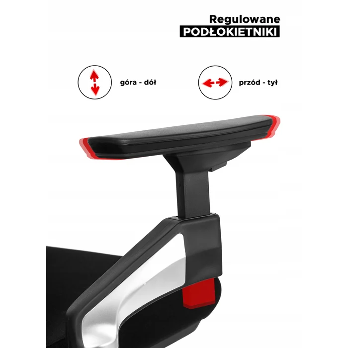 Fotel Biurowy Ergonomiczny Obrotowy WILLY Czarny Nowoczesny