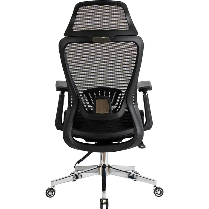 Fotel Biurowy Ergonomiczny Obrotowy LITOS Czarny Nowoczesny