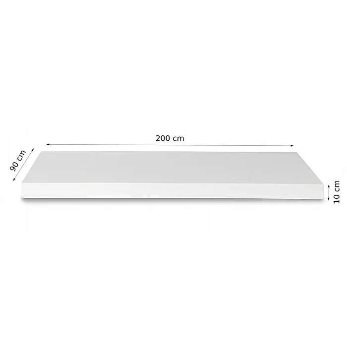 Materac Piankowy Jednoosobowy 90x200 cm Twardy (H3) RELAX