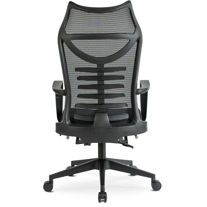 Fotel Biurowy Ergonomiczny Obrotowy z Podnóżkiem ACTON Czarny