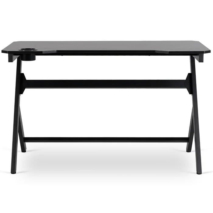 Biurko Gamingowe Dla Gracza BLECK 120 cm Czarne Nowoczesne Loft